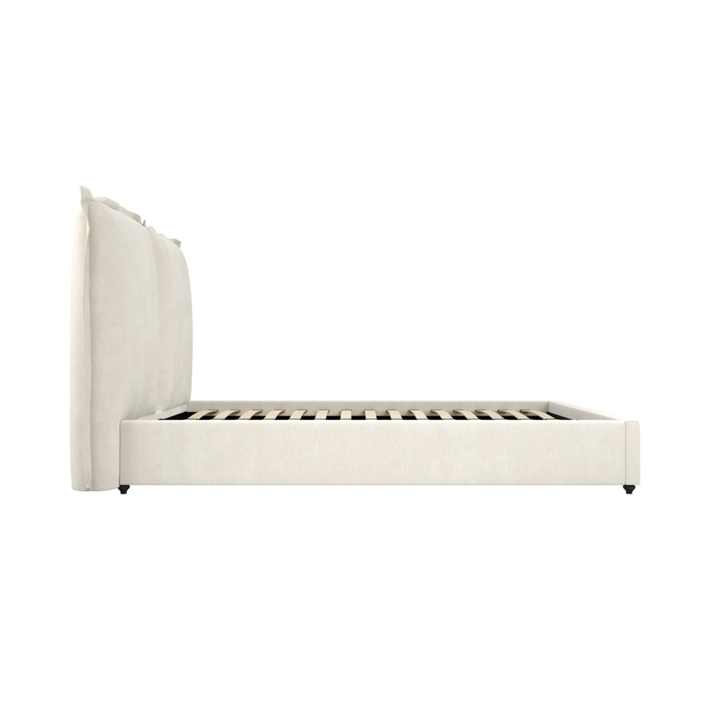 Sunday Ivory Linen Double Bed